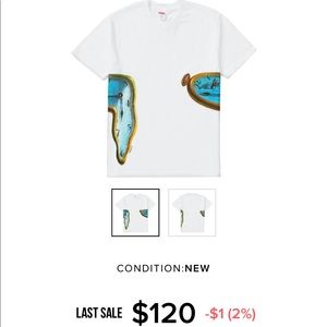 ❤️SUPREME❤️ Persistence of Memory T-Shirt